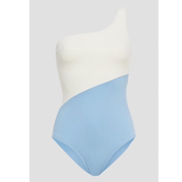 Onia Other - NWT ONIA Sienna one-shoulder two-tone swimsuit MEDIUM
